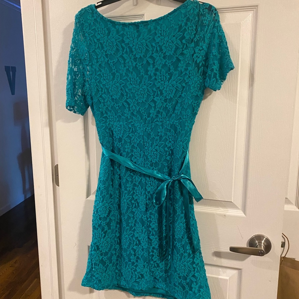Turquoise Maternity Dress
